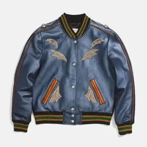ジャケット・アウター Time is on LEATHER COACH JACKET size2 s_wp_633341832fbf1a664c37e1bb.webp